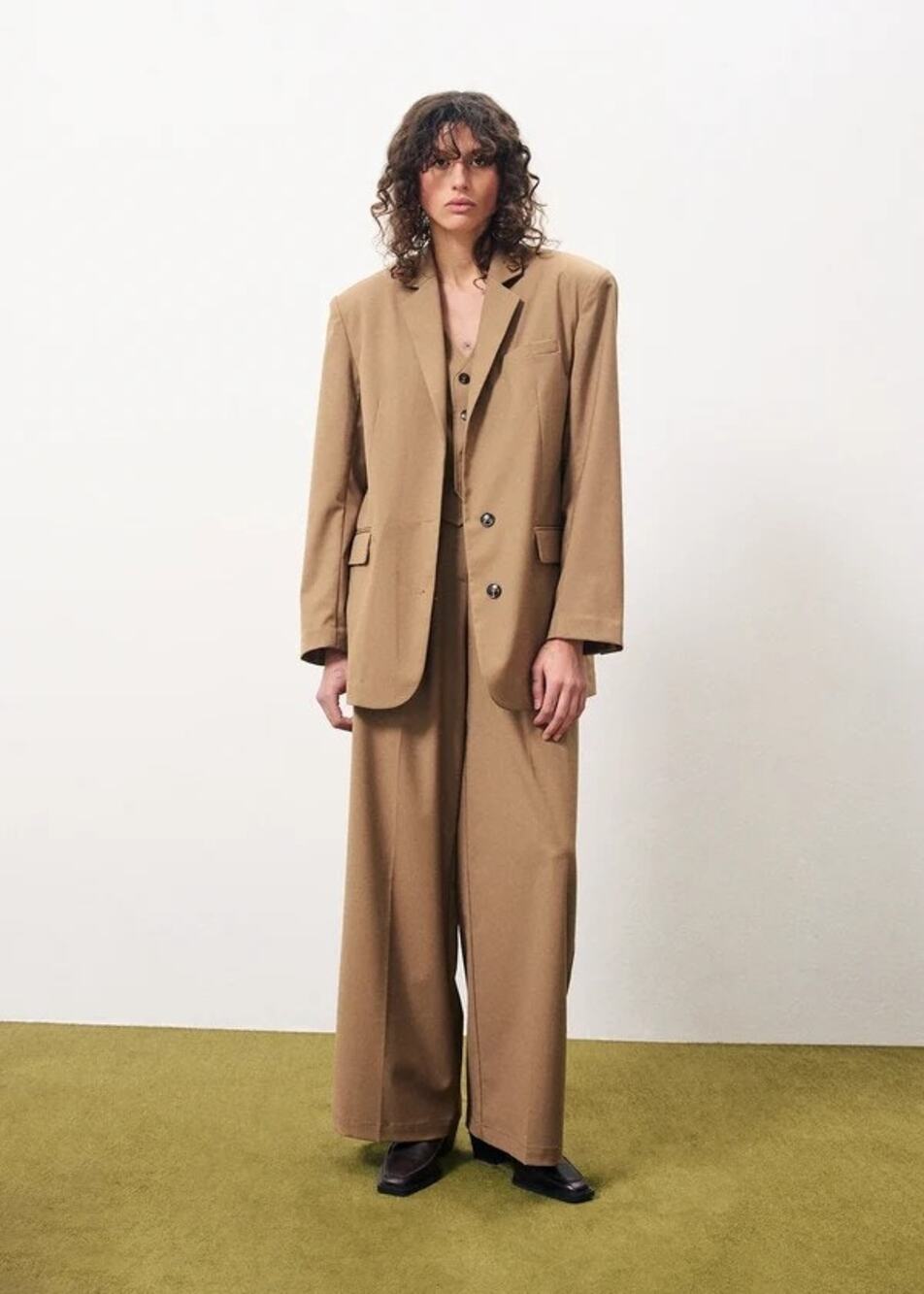 FRNCH Paris Samira Camel Blazer NWT Size M